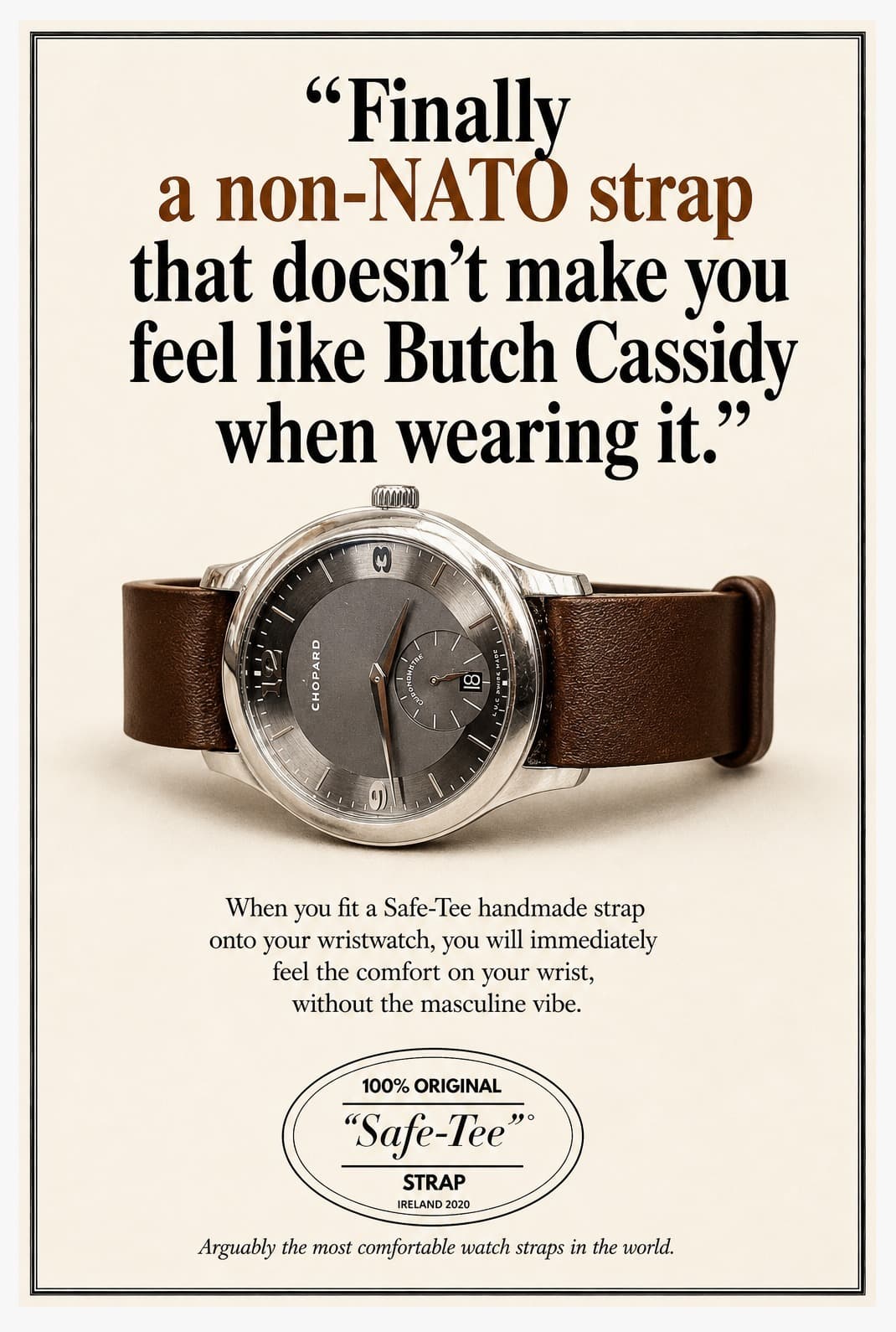 Finally a non-NATO strap that doesn't make you feel like Butch Cassidy