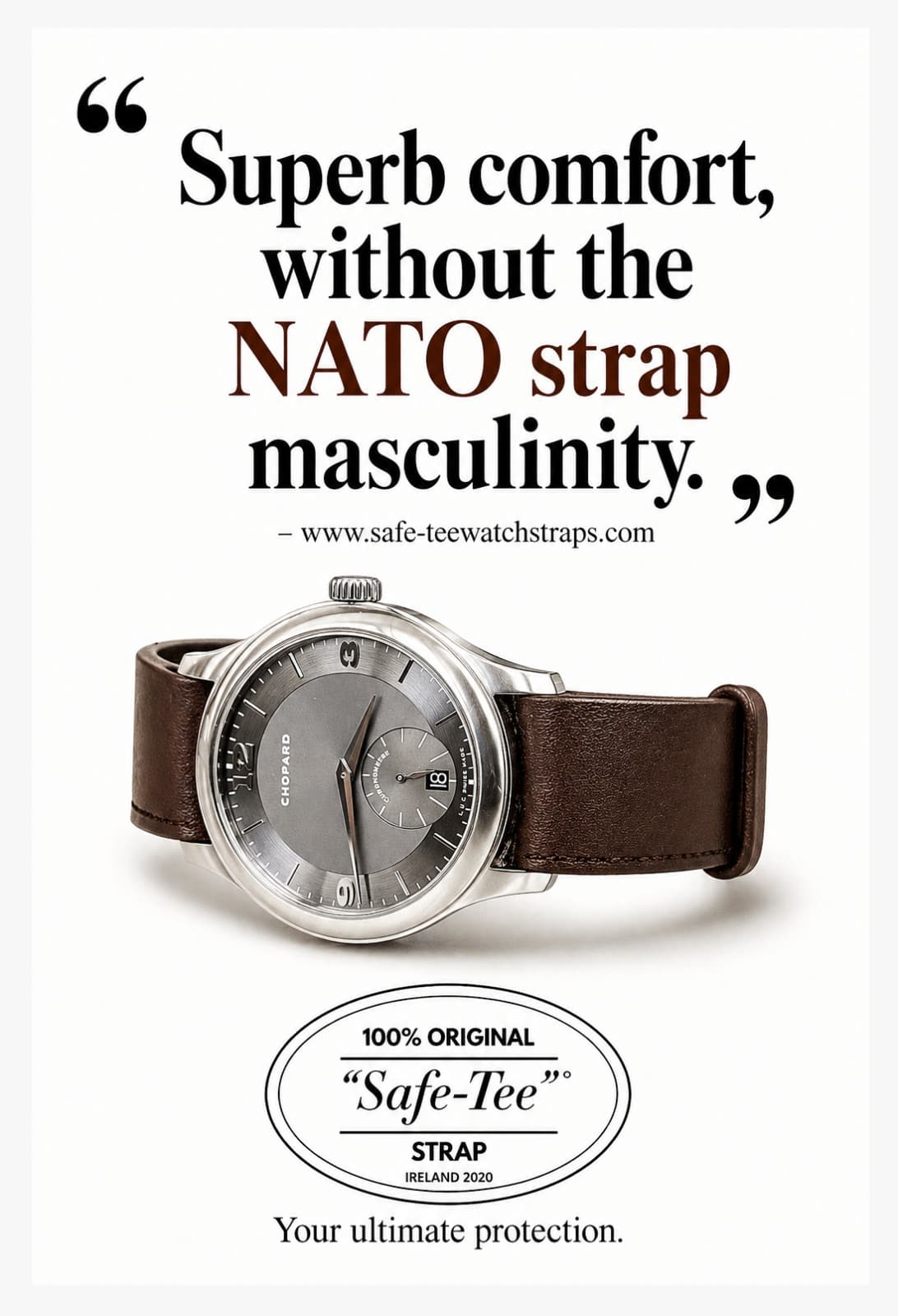 Superb comfort, without the NATO strap masculinity