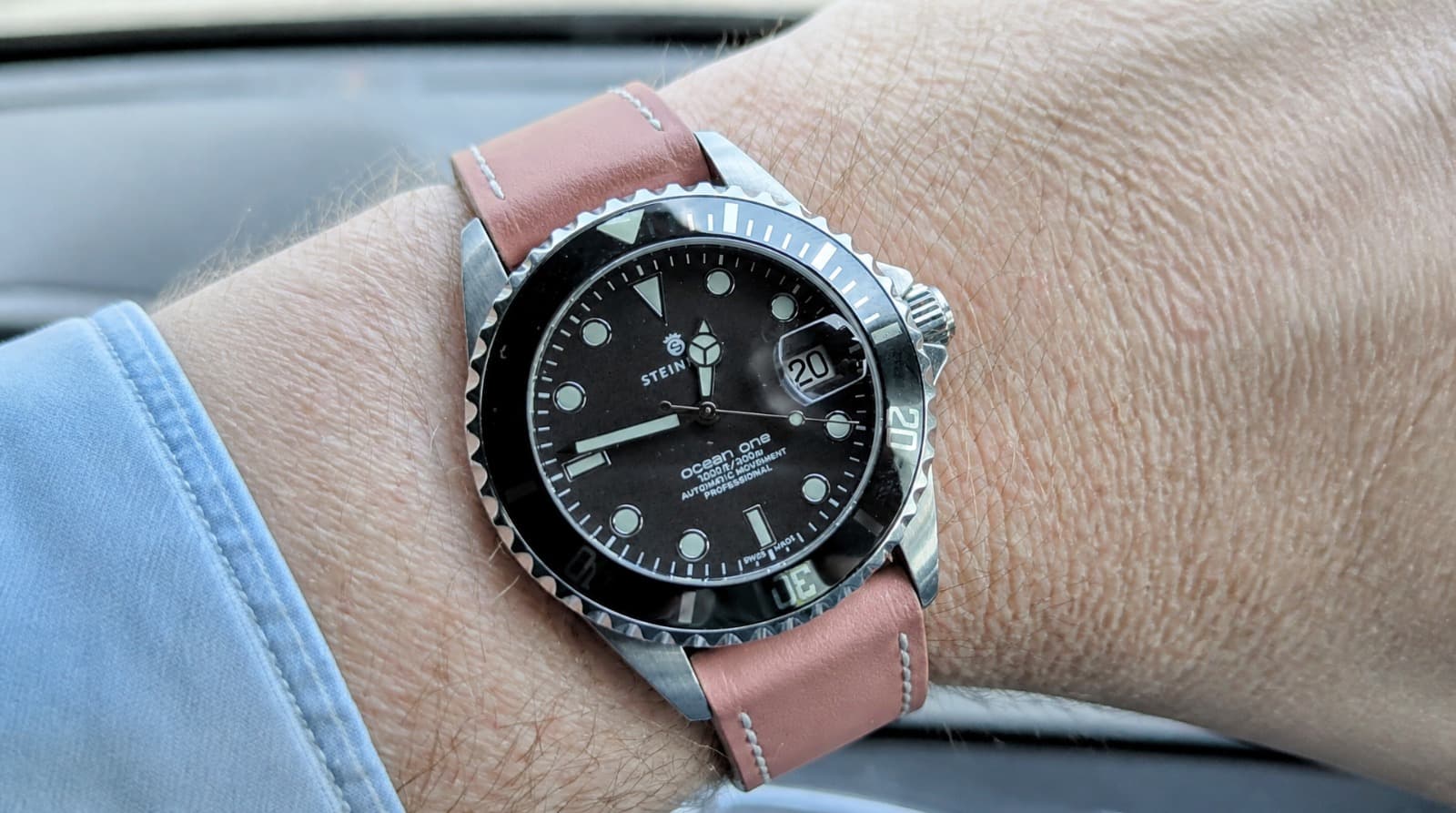 Dusty Pink Leather